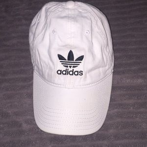 Adidas White Adjustable Hat